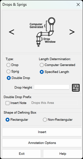 Drops and Sprigs Dialog 2