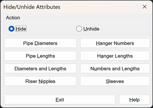Hide Attributes