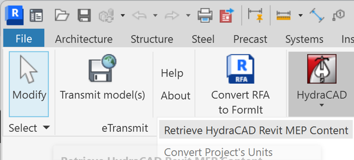 Create Revit MEP Link 5