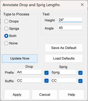 Define Drop/Sprink CH 15