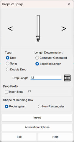 Define Drops Sprigs 10