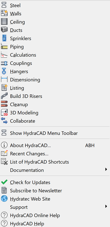 Commands List