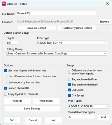 Start AutoList 3