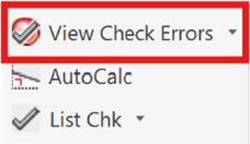 View Checkup Errors 2