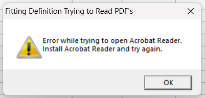 Does not have Adobe Reader