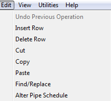 Edit Menu 1