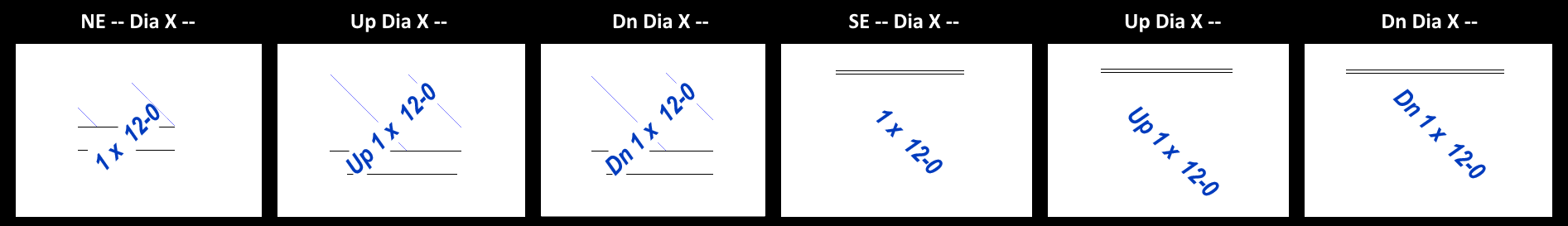 HCAD2 Pipe Size Text Tags