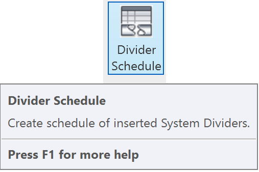 Divider Schedule Button