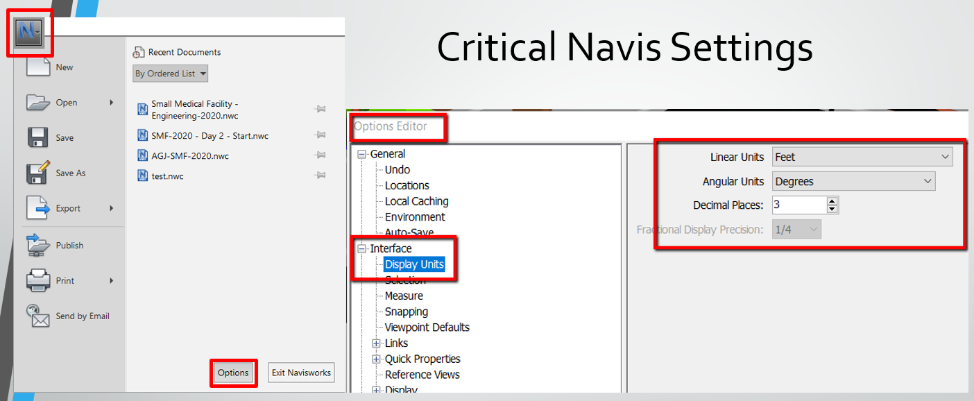 Critical Navis Settings 2