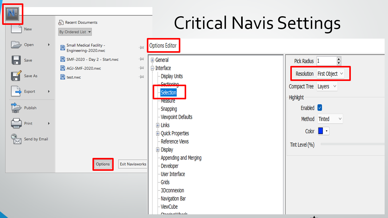 Critical Navis Settings 3
