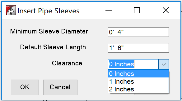 Minimum Sleeve Diameter