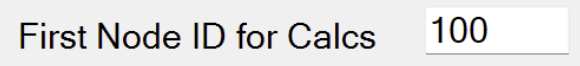 First Node ID for Calcs