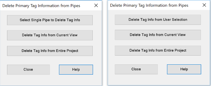 Delete Primary Tags Example