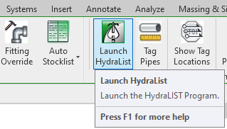 Launch HydraLIST Button