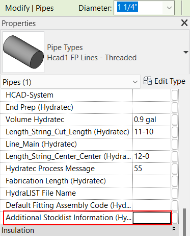 Stocklist Info Property